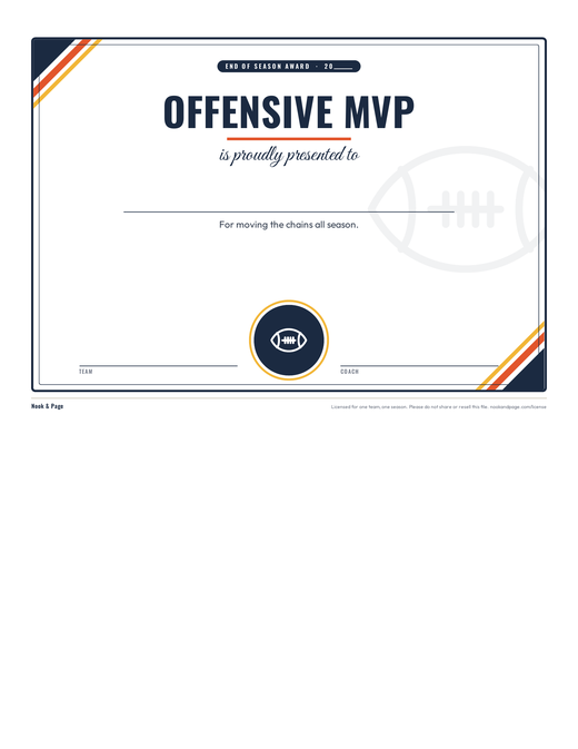 Football Awards, page one